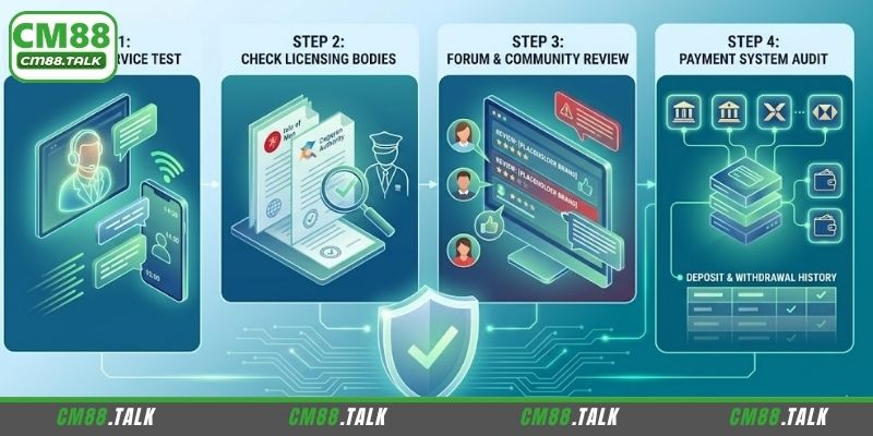 Cách kiểm tra mức độ uy tín của nhà cái