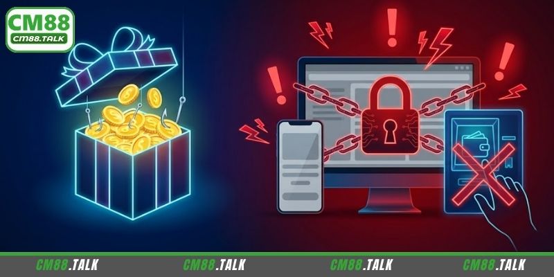 Thủ đoạn lôi kéo và khóa tài khoản của các trang web lừa đảo